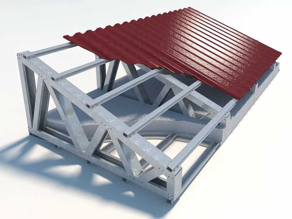 Стропила из металла для крыши: Металлические стропила: основные .