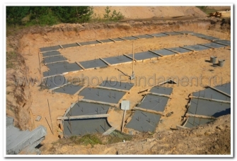 Заливка монолитного фундамента