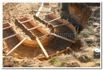 Опалубка под фундамент