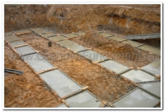 Заливка деревянного каркаса бетоном