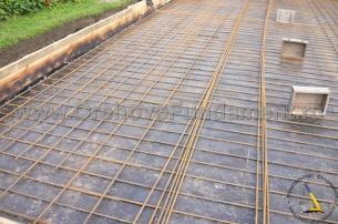 Вязка арматуры под плитный фундамент