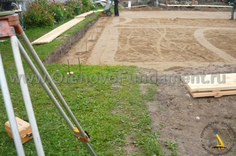 Строительство монолитной плиты