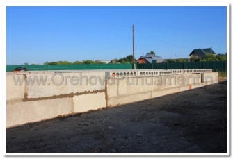 Сборный фундамент