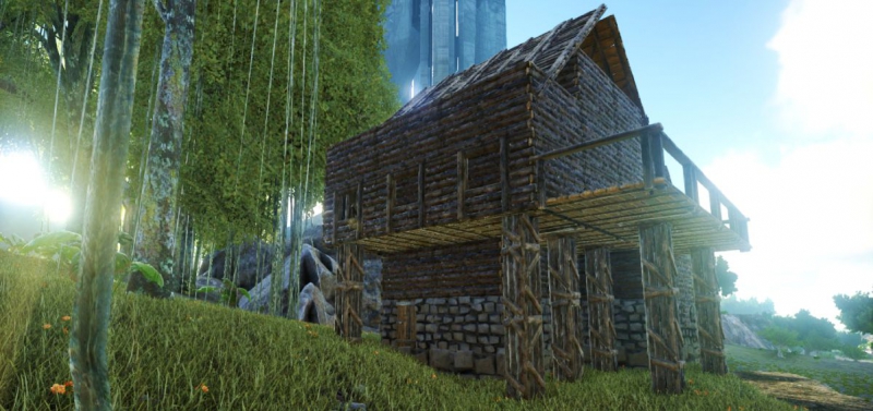 Первый деревянный дом
