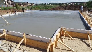 ЕВРО ФУНДАМЕНТ.Технология плитного фундамента из бетона