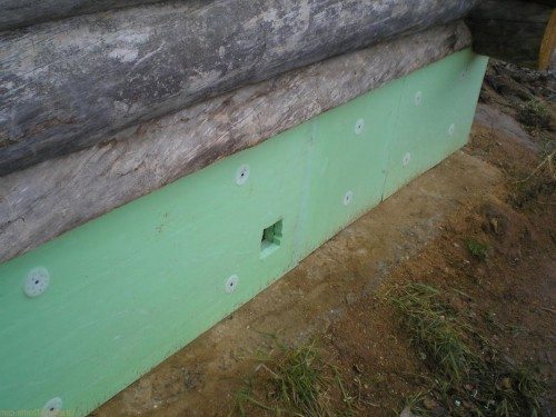 Утепление цоколя экструдированным пенополиуретаном Утепление цоколя экструдированным пенополиуретаном