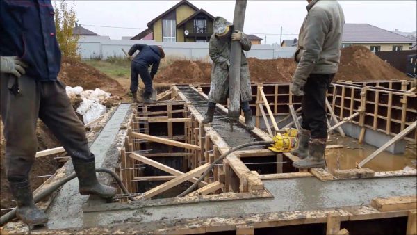 Фундамент для дома с подвалом