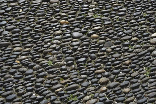 Улица круглый валик галечный камень — стоковое изображение Улица круглый валик галечный камень Стоковое Изображение