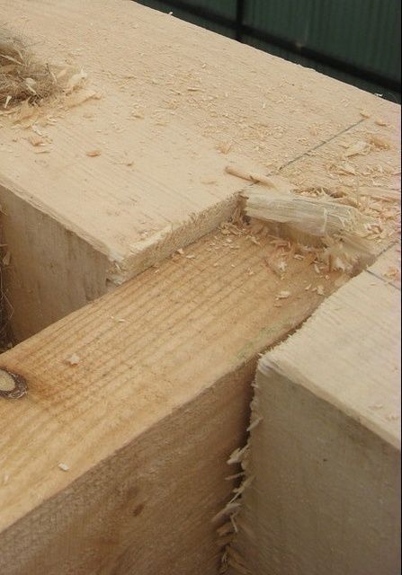 Пазовое соединение деревянных деталей