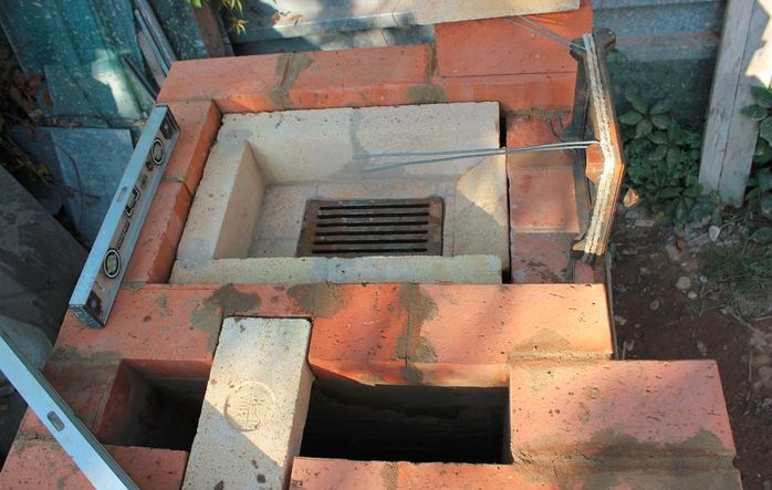 Пример строительства барбекю