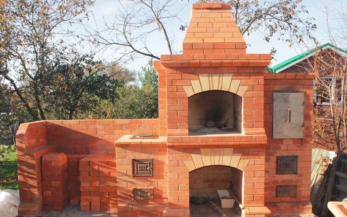 Пример строительства барбекю