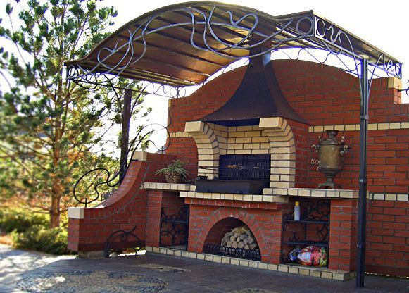 Навес кованый