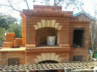 Пример строительства барбекю